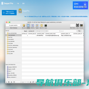 SequelPro中文 SequelPro下载 SequelPro.cn